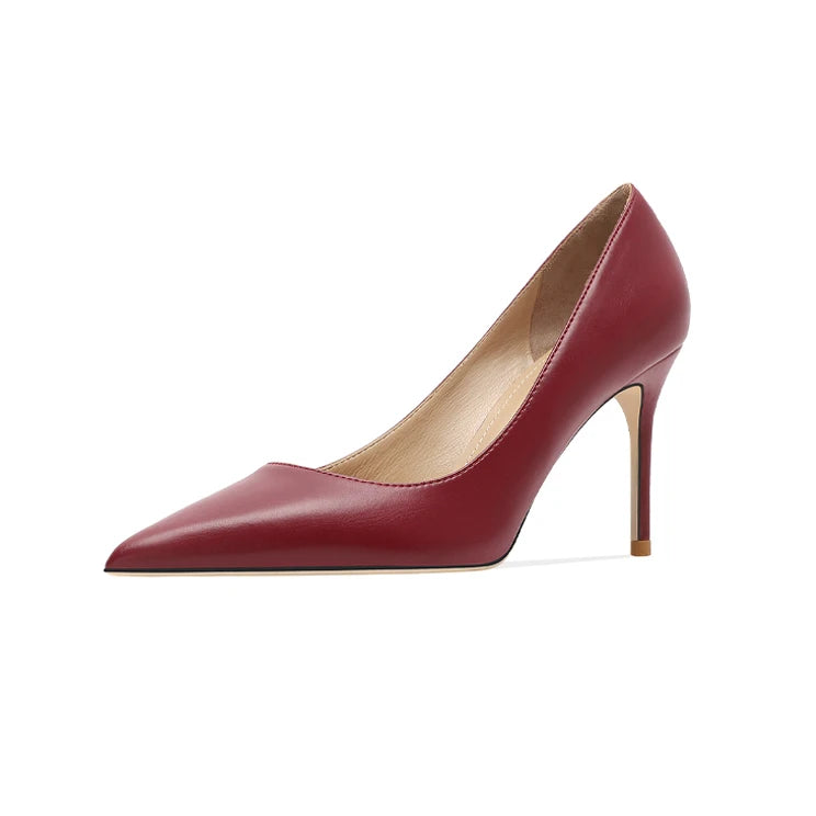 Matte Black Women's High Heels