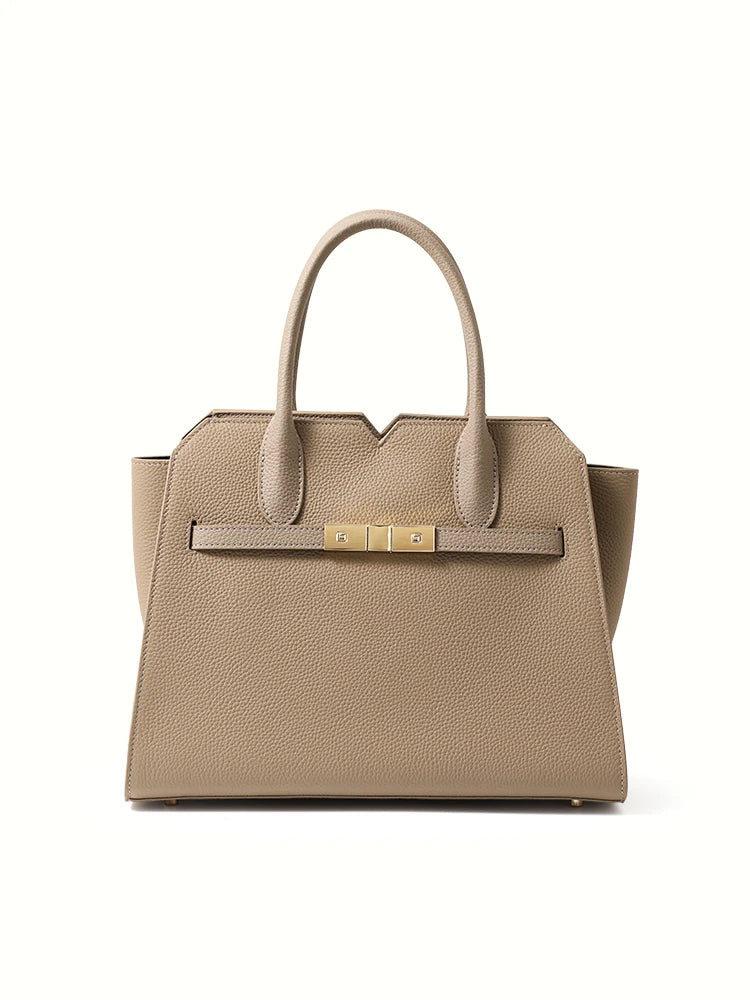 Leather Birkin Bag for Women – New Style, Large-Capacity, Single-Shoulder & Hand-Held