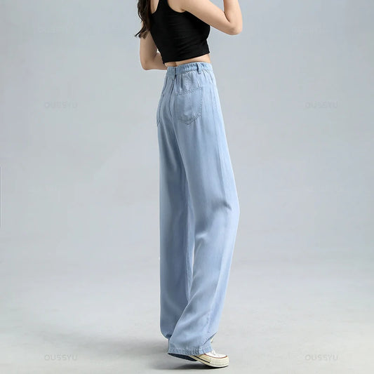 Baggy Wide Leg Denim Pants
