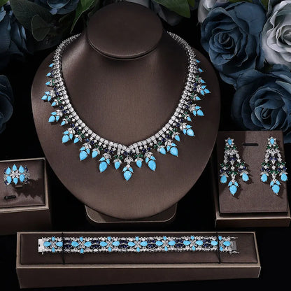 Cubic Zirconia Dubai Jewelry Set