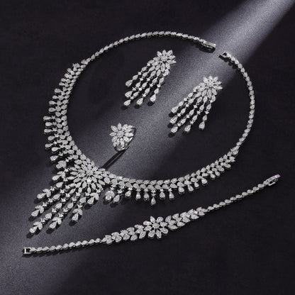 Cubic Zirconia Dubai Jewelry Set