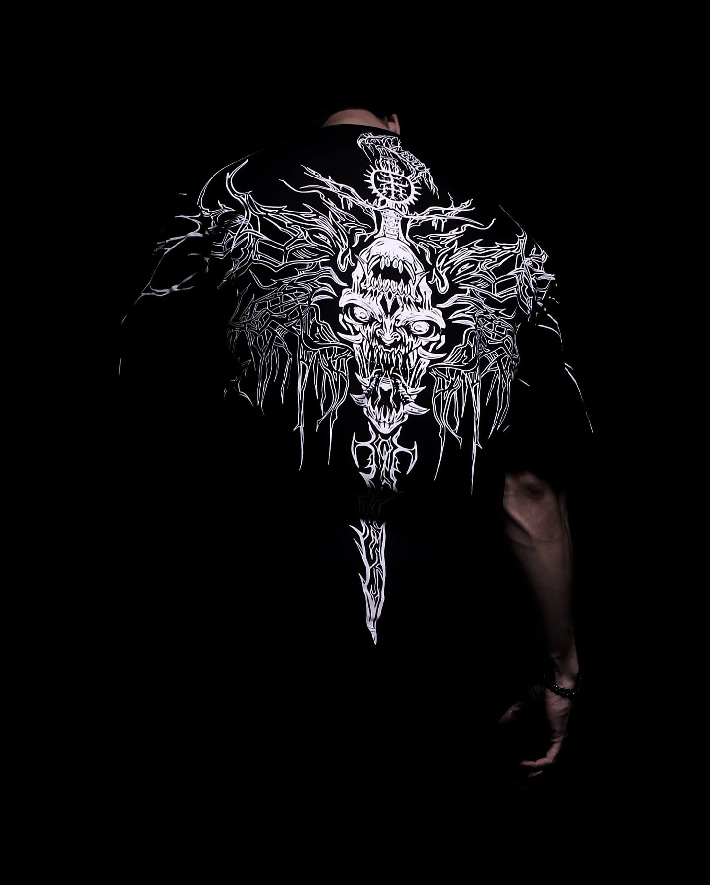 Dark Fantasy Oversized Cotton T Shirt