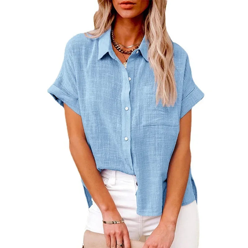 Linen Casual T-Shirt