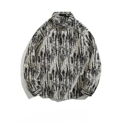 Cuban Vintage Men Loose-fit Shirt Jacket