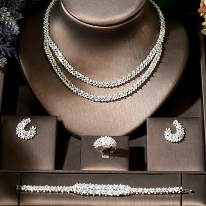 Cubic Zirconia Dubai Jewelry Set
