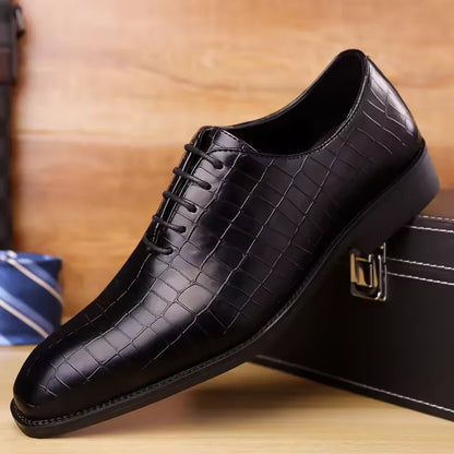 Retro Carved Lace-Up Brogue Oxford  Shoes