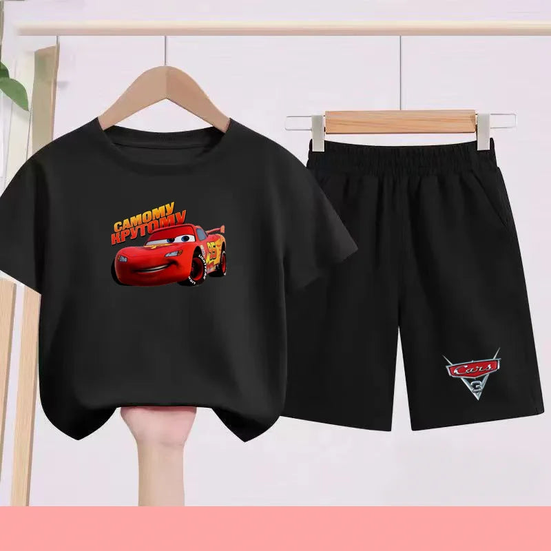 Disney Car Print T-shirt + shorts Toddler Clothes