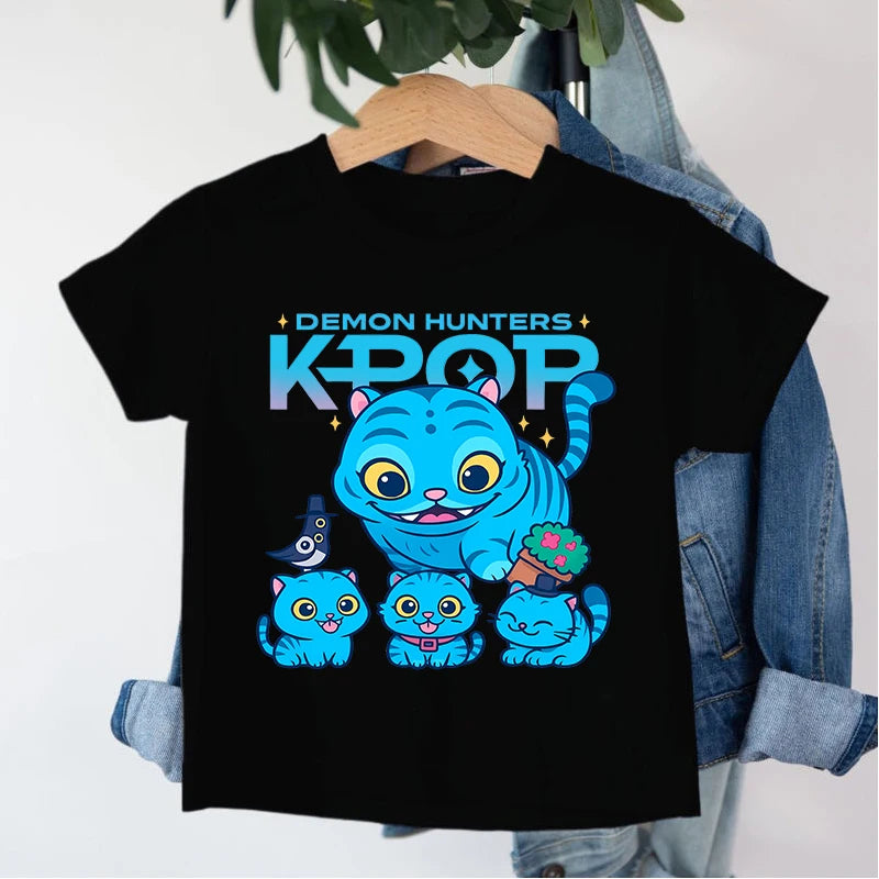 Demon Hunters Saja Cartoon T-shirt