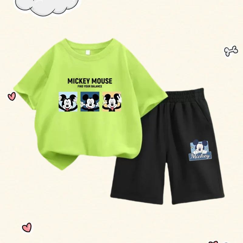 Disney Mickey Printing Two Pieces Suit for Kids
