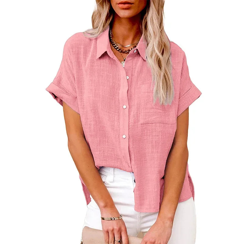 Linen Casual T-Shirt
