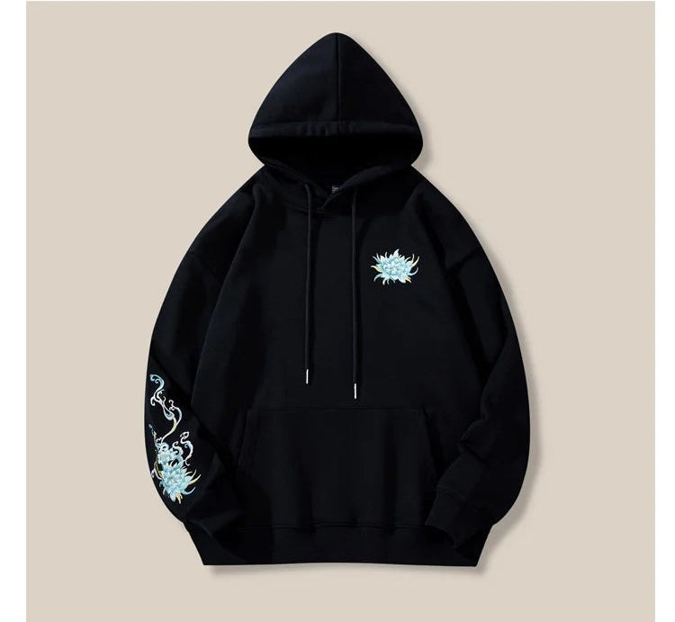Dragon Embroidery Hoodies Unisex