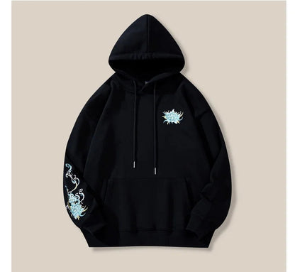 Dragon Embroidery Hoodies Unisex