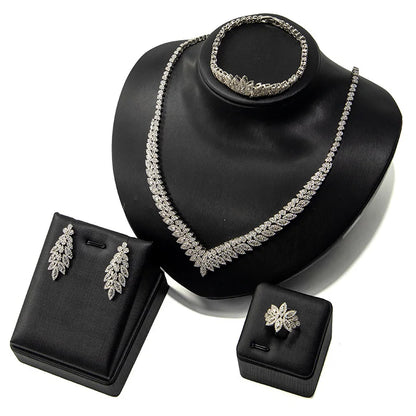 Cubic Zirconia Dubai Jewelry Set