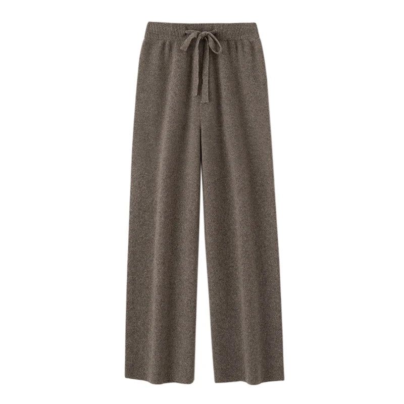 Merino Wool Women's Pants Straight