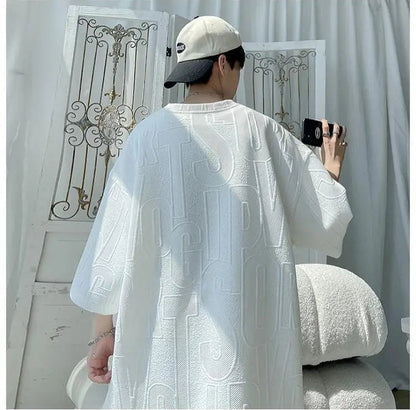 Men's Tracksuit Solid color tracksuit loose