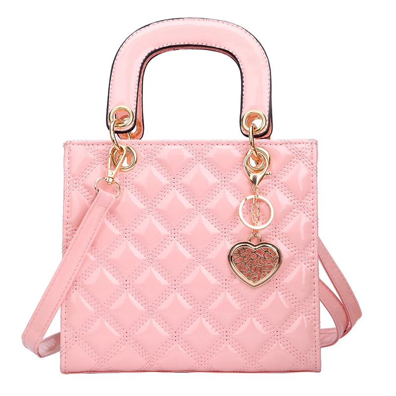 Diamond Stripe Women Handbag