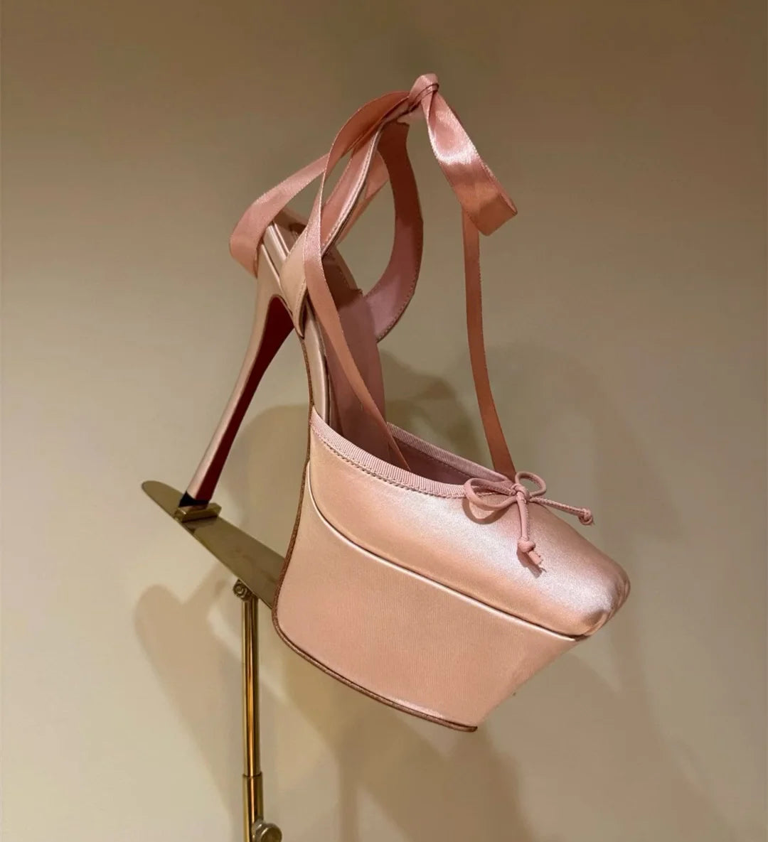 Stiletto Sandals Square Headband Butterfly  Heels