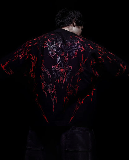 Dark Fantasy Oversized Cotton T Shirt