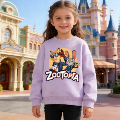 Zootopia 2 Judy Hopps Nick Wild Print Sweatshirt