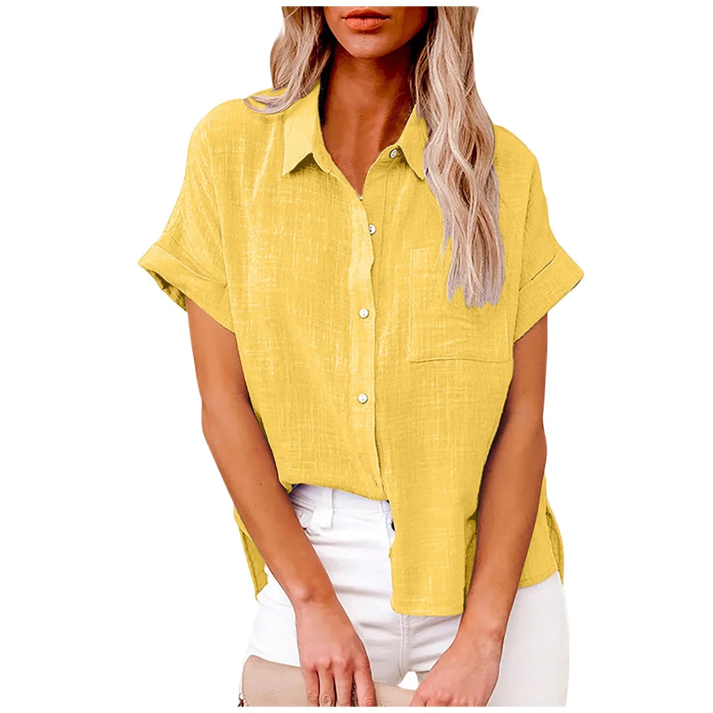 Linen Casual T-Shirt