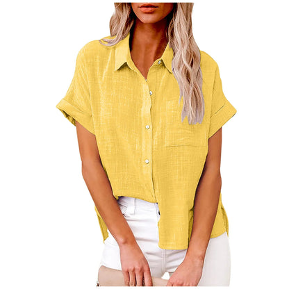 Linen Casual T-Shirt