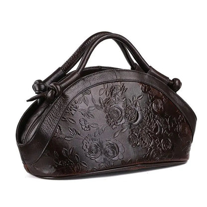 Vintage Flower Printing Women Handbag