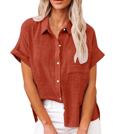 Linen Casual T-Shirt