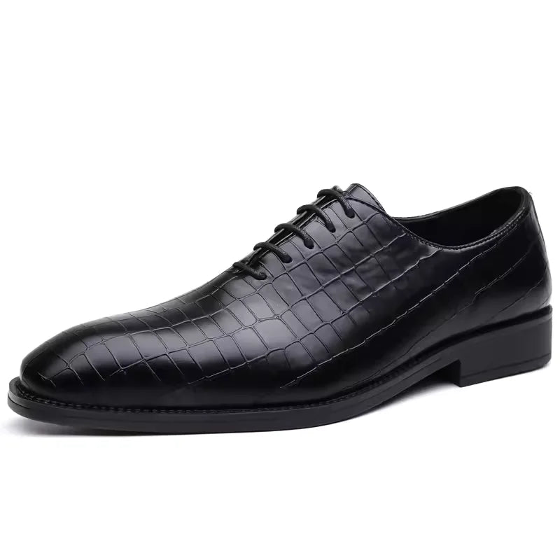 Retro Carved Lace-Up Brogue Oxford  Shoes