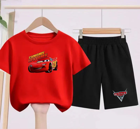 Disney Car Print T-shirt + shorts Toddler Clothes