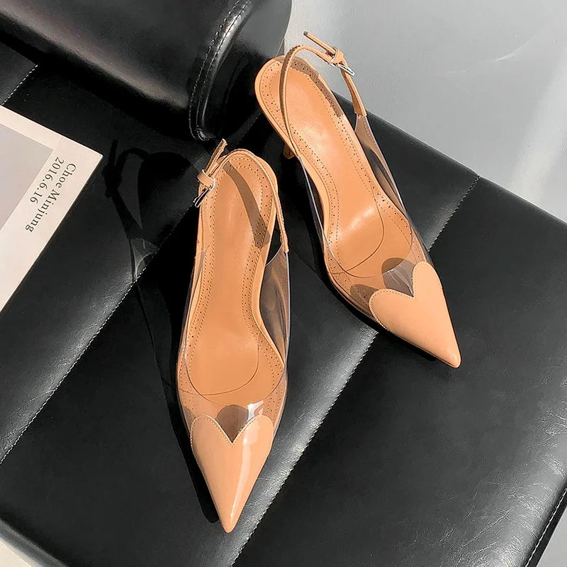 Fashion Heart Design Women Pumps