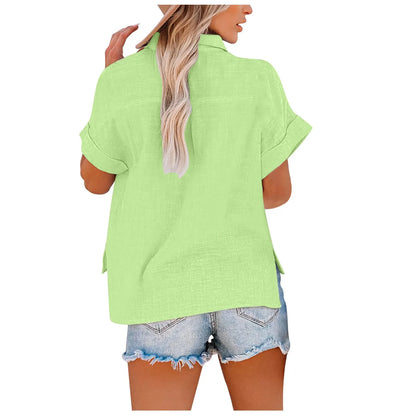 Linen Casual T-Shirt