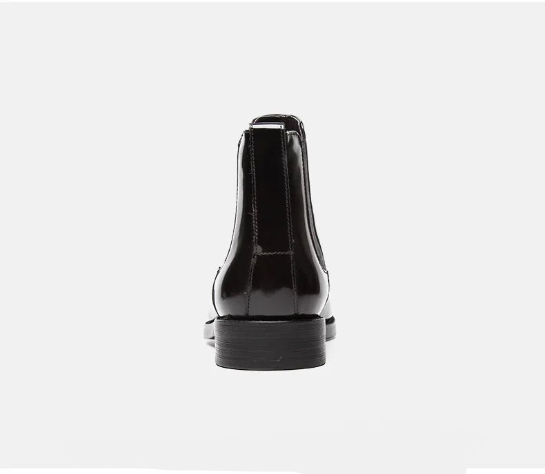 Men's Chelsea Boots, Glossy Leather