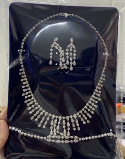 Cubic Zirconia Dubai Jewelry Set