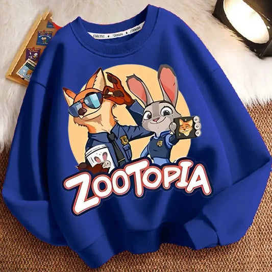 Zootopia 2 Judy Hopps Nick Wild Print Sweatshirt