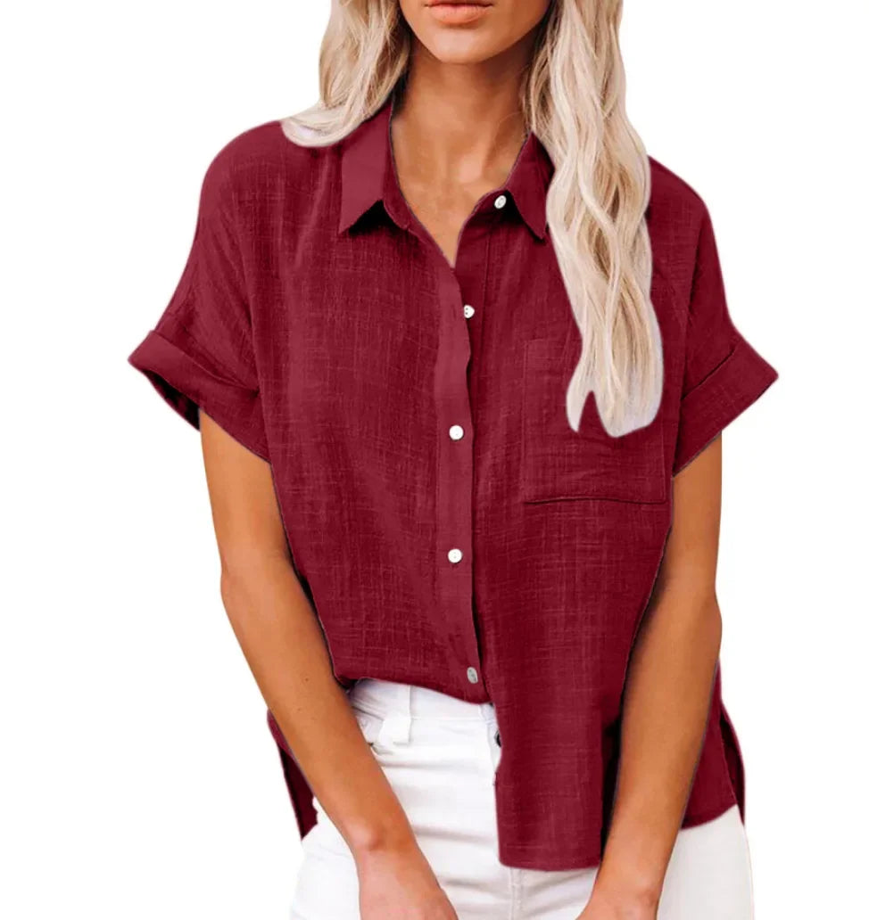 Linen Casual T-Shirt