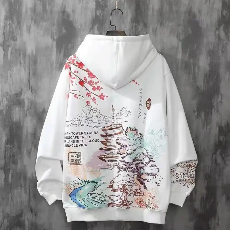 Oversized Lovers Style Printing Sweatshirt for women