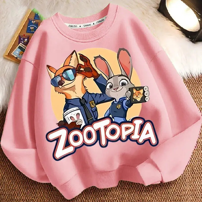 Zootopia 2 Judy Hopps Nick Wild Print Sweatshirt