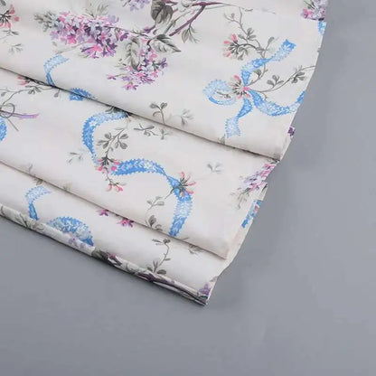 Floral Printed Sexy A-line Dress Women