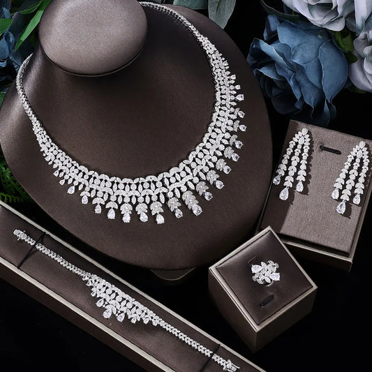 Cubic Zirconia Dubai Jewelry Set
