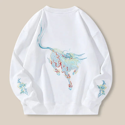 Embroidery Hoodies Chinese Style Men