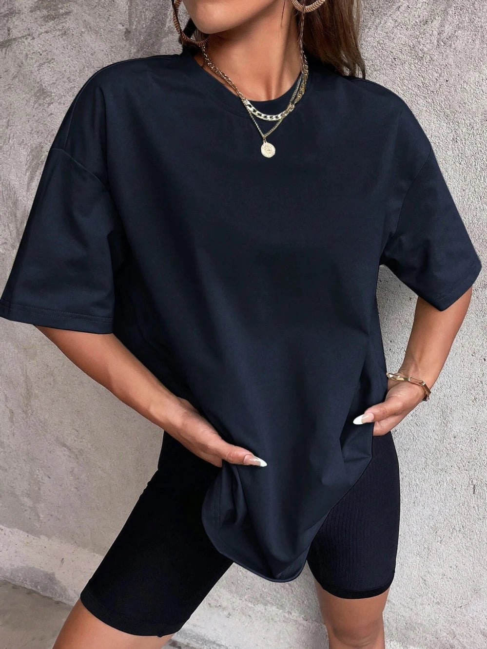 Hip Hop T-shirts Cotton Casual Short Sleeve Tee Tops
