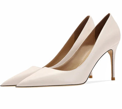 Matte Black Women's High Heels