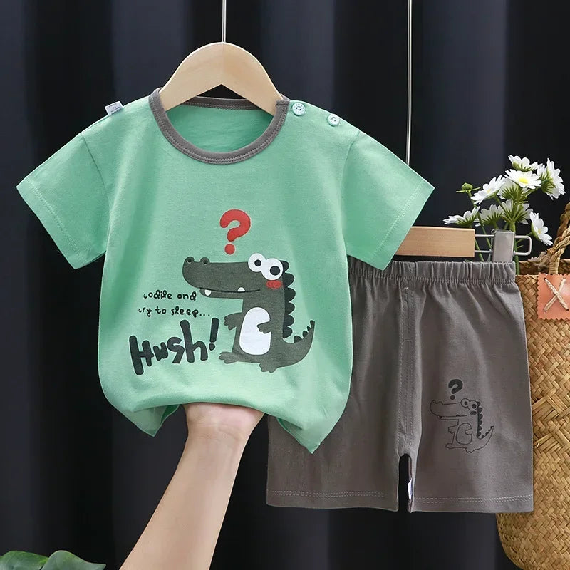 Short sleeve Baby Children Clothing Toddler Suit