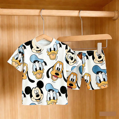 Lovely T-shirt + Shorts Two Piece set Unisex