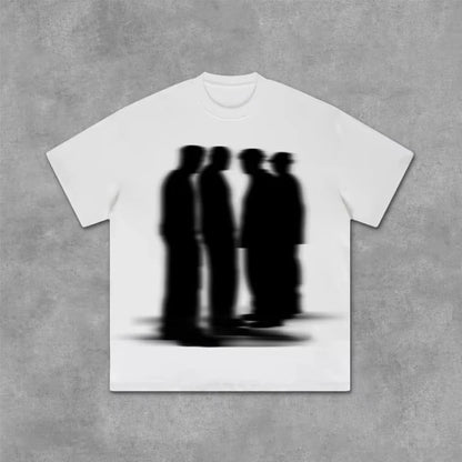Atmosphere Virtual Shadow Cotton T-Shirt