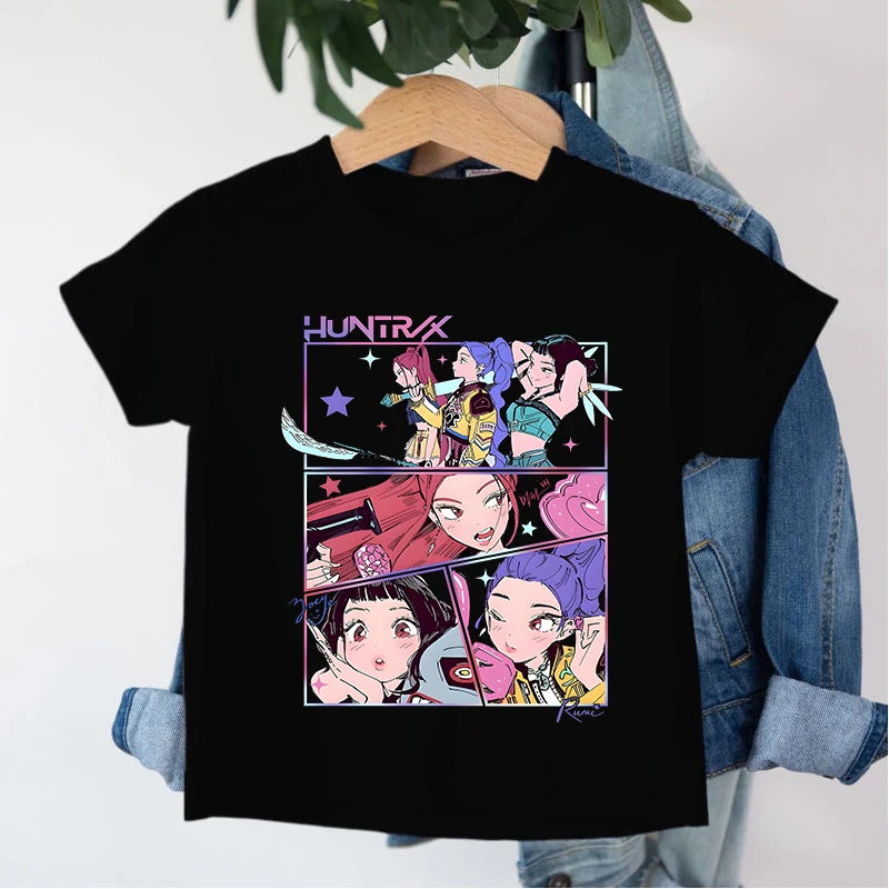 Demon Hunters Saja Cartoon T-shirt