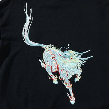 Embroidery Hoodies Chinese Style Men