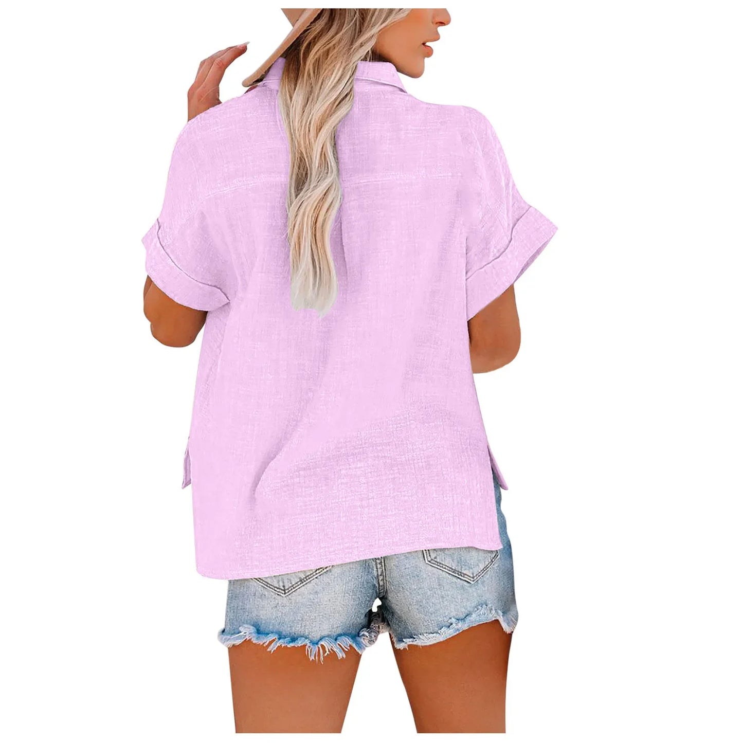 Linen Casual T-Shirt