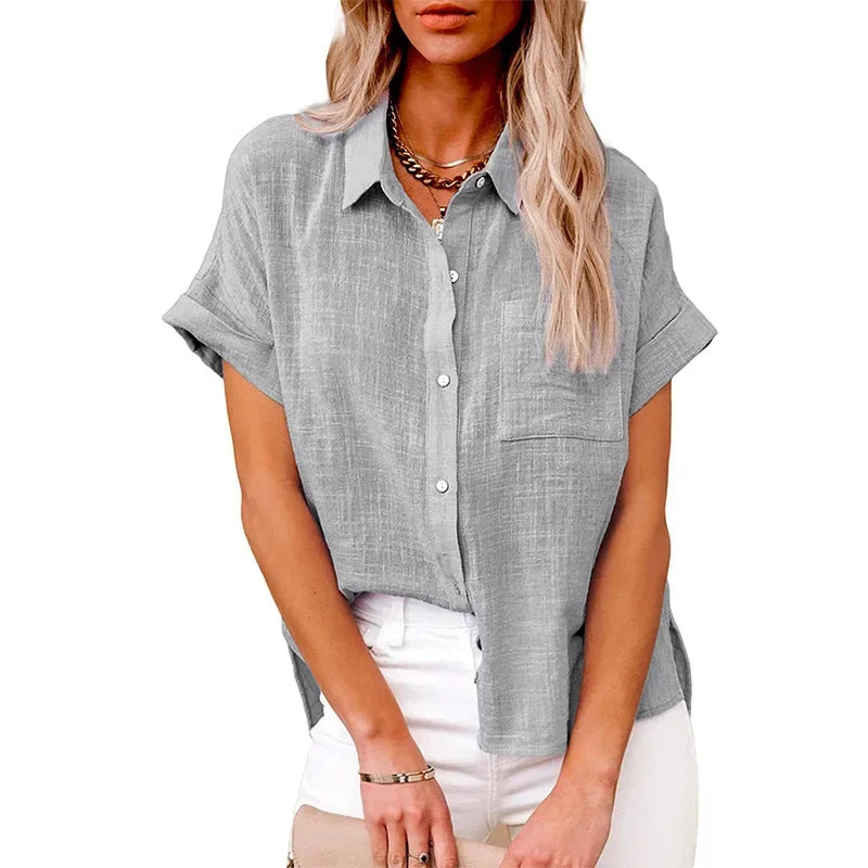 Linen Casual T-Shirt