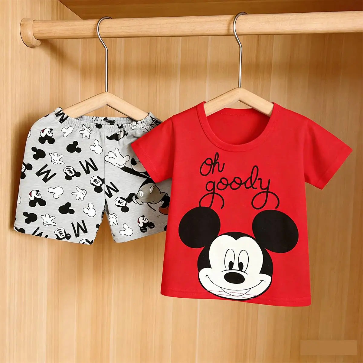 Lovely T-shirt + Shorts Two Piece set Unisex